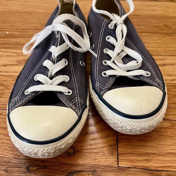 Converse All Star Low Top Sneakers Size 6 Women’s Blue Canvas Streetwear - Picture 6 of 10